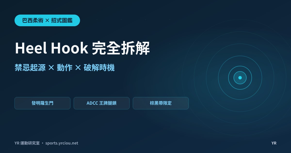 腳跟被鎖住那半秒還來得及嗎？Heel Hook 的道館禁忌起源、動作拆解、發動時機與比賽數據完全解析