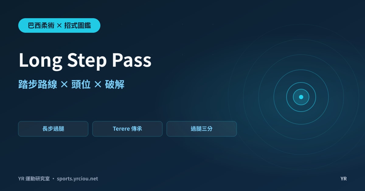 每次過腿都被對手勾腿拖回防衛？Long Step Pass 長步過腿的踏步、頭位與破解完全拆解