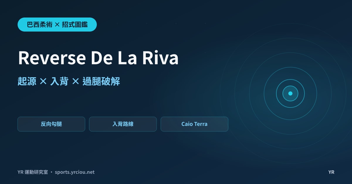 Reverse De La Riva 為何能擋膝切？反向勾腿的起源、入背與破解完全解析