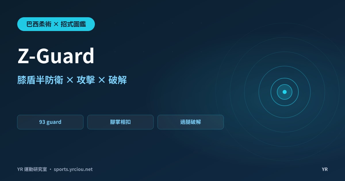 Z-Guard 完全圖鑑：從 Gordo 推廣半防衛談起，腳掌相扣的膝盾設定、攻擊選項與過腿破解
